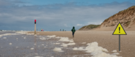 Gevaarlijk zeeschuim door PFAS