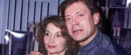 Dutch singer Rob de Nijs with his wife Belinda Meuldijk... 1986: Dutch singer Rob de Nijs with his wife Belinda Meuldijk . (Photo by BSR Agency/Gentle Look via Getty Images)