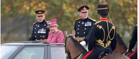 Gedenkteken in St. Jamespark voor Queen Elizabeth