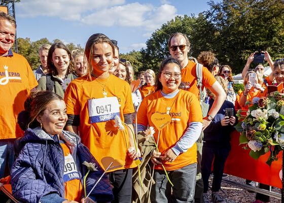 Prinses Beatrix bij Oranjepad, strijd tegen spierziekten