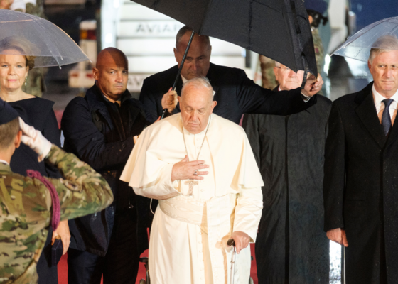 Paus Franciscus in België