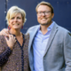 Laurentien en Constantijn samen bij Het Nationaal Voorleesontbijt